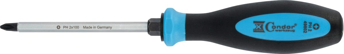 Schraubendreher, Profi, Schlagkappe, Kreuz PH2x100 mm
