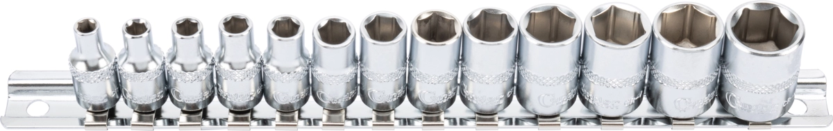 Steckschlüssel-Einsätze, xcess performance, 13-tlg., 1/4", 6-kant 4-14 mm