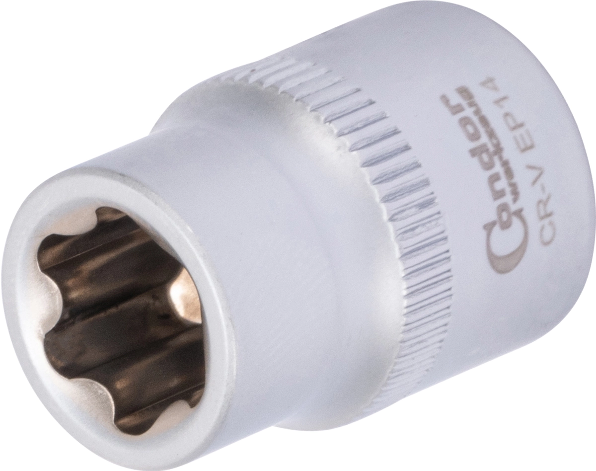 Stecknuss, 3/8", E-Plus-Profil EP14