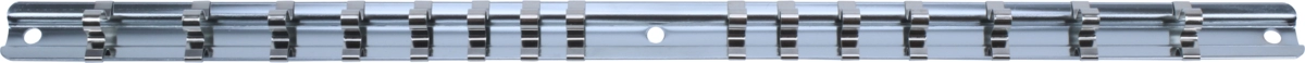 Aufsteckschiene, Metall, 1/4", für 15 Einsätze
