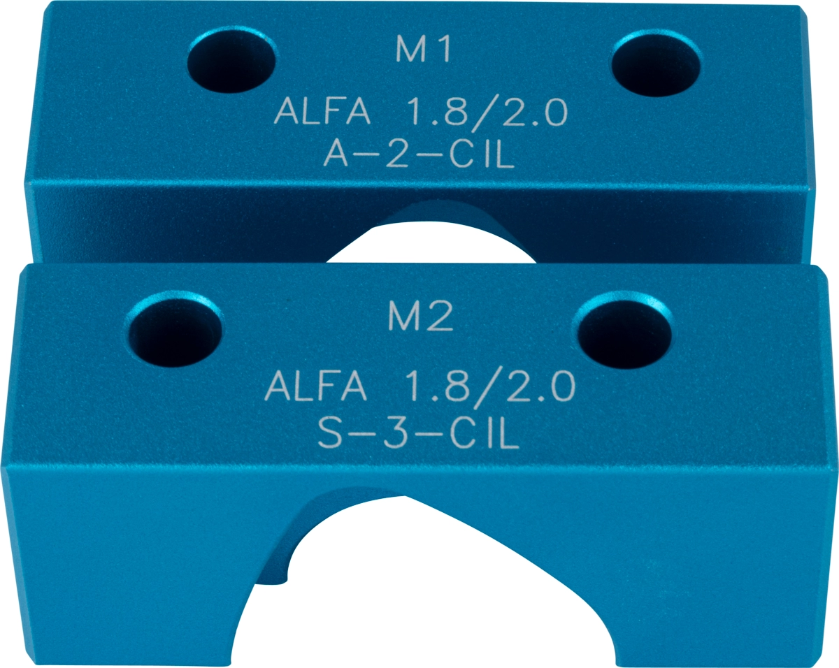 Fixierung Nockenwelle, 2-tlg., blau