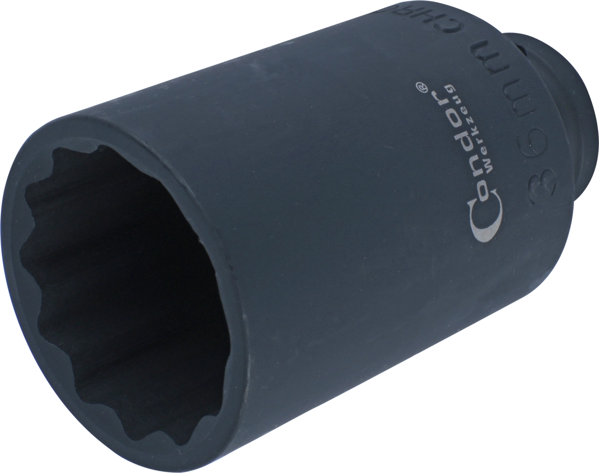 Einsatz für Antriebswellen, 1/2", CrMo, 12-kant 36 mm