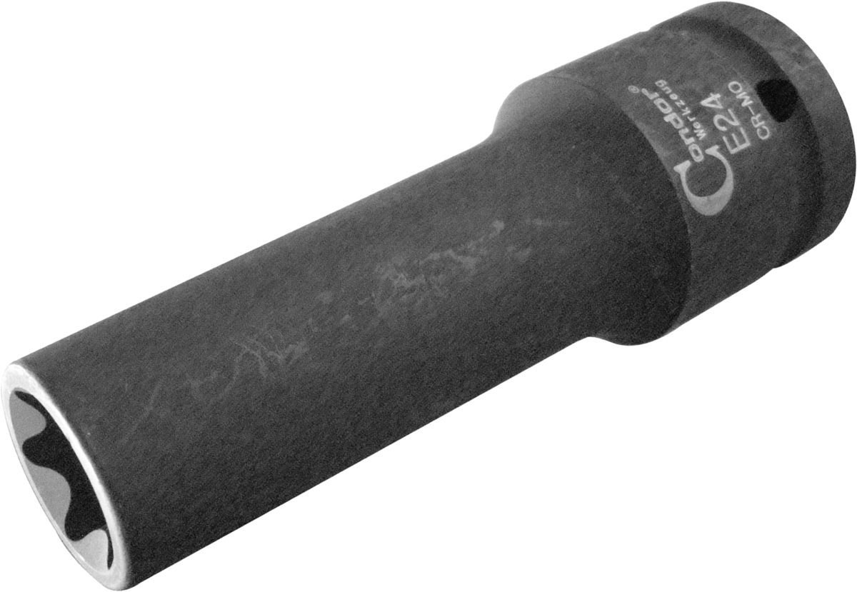 Kraft-Stecknuss, LKW-Zylinderkopfschrauben, 3/4", E-Profil E24