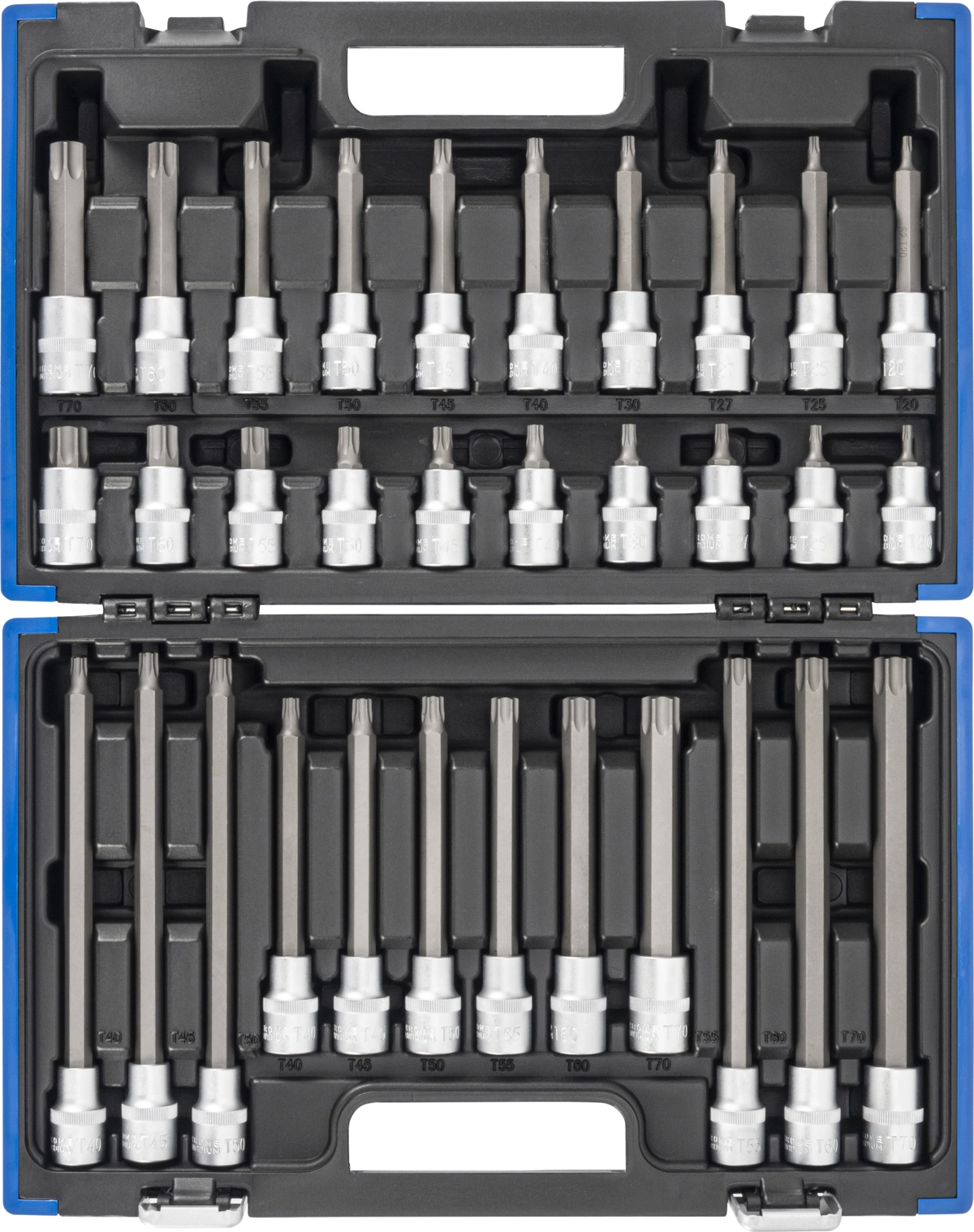 Bit-Stecknüsse, 32-tlg., 1/2", T-Profil T20-70