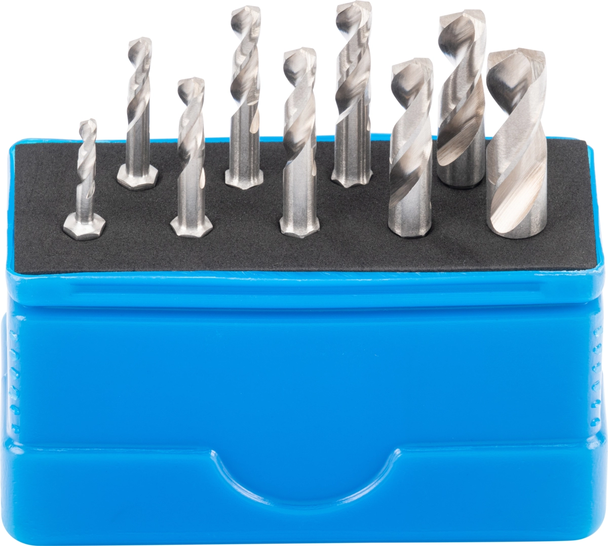 Spiralbohrer-Bit-Satz, HSS-G M2, 1/4" 6-kant, 9-tlg.