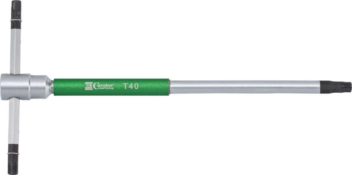 3-Wege T-Griff Schraubendreher, 210x105 mm, T-Profil T40