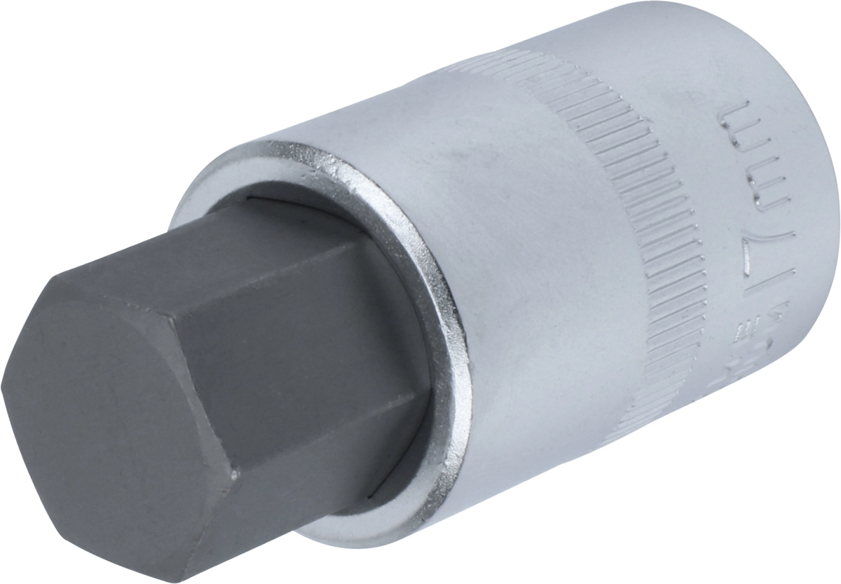 Bit-Stecknuss, 1/2", Innensechskant 17x55 mm