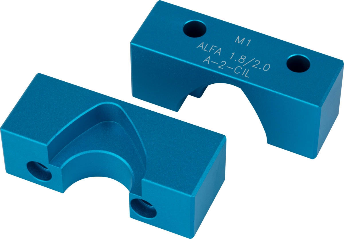Fixierung Nockenwelle, 2-tlg., blau