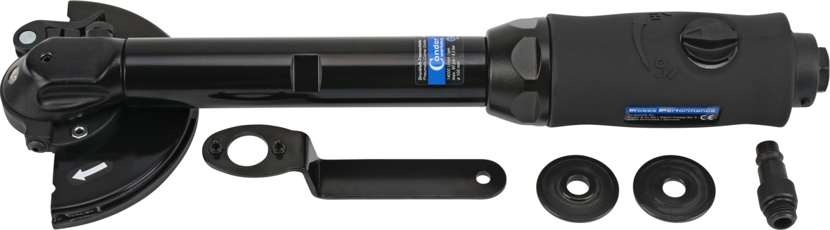 Druckluft-Trennschleifer, 1 PS Motor, extra flacher Kopf