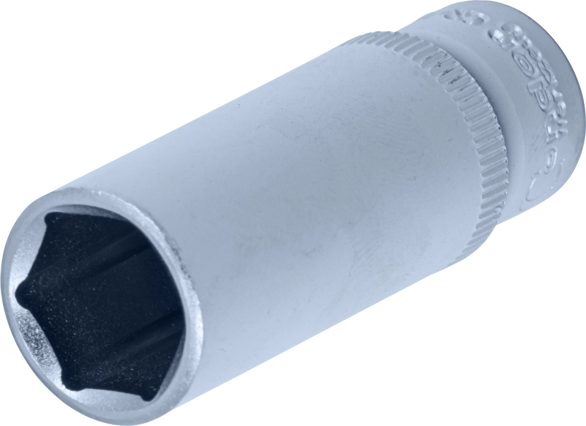 Stecknuss, 1/4", 6-kant 13 mm, tief