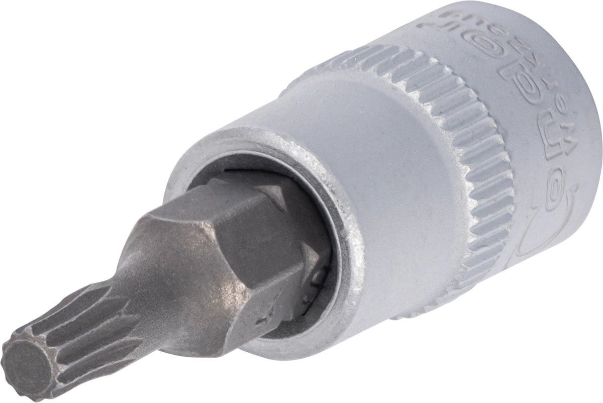 Bit-Stecknuss, 1/4", Vielzahn M4x37 mm