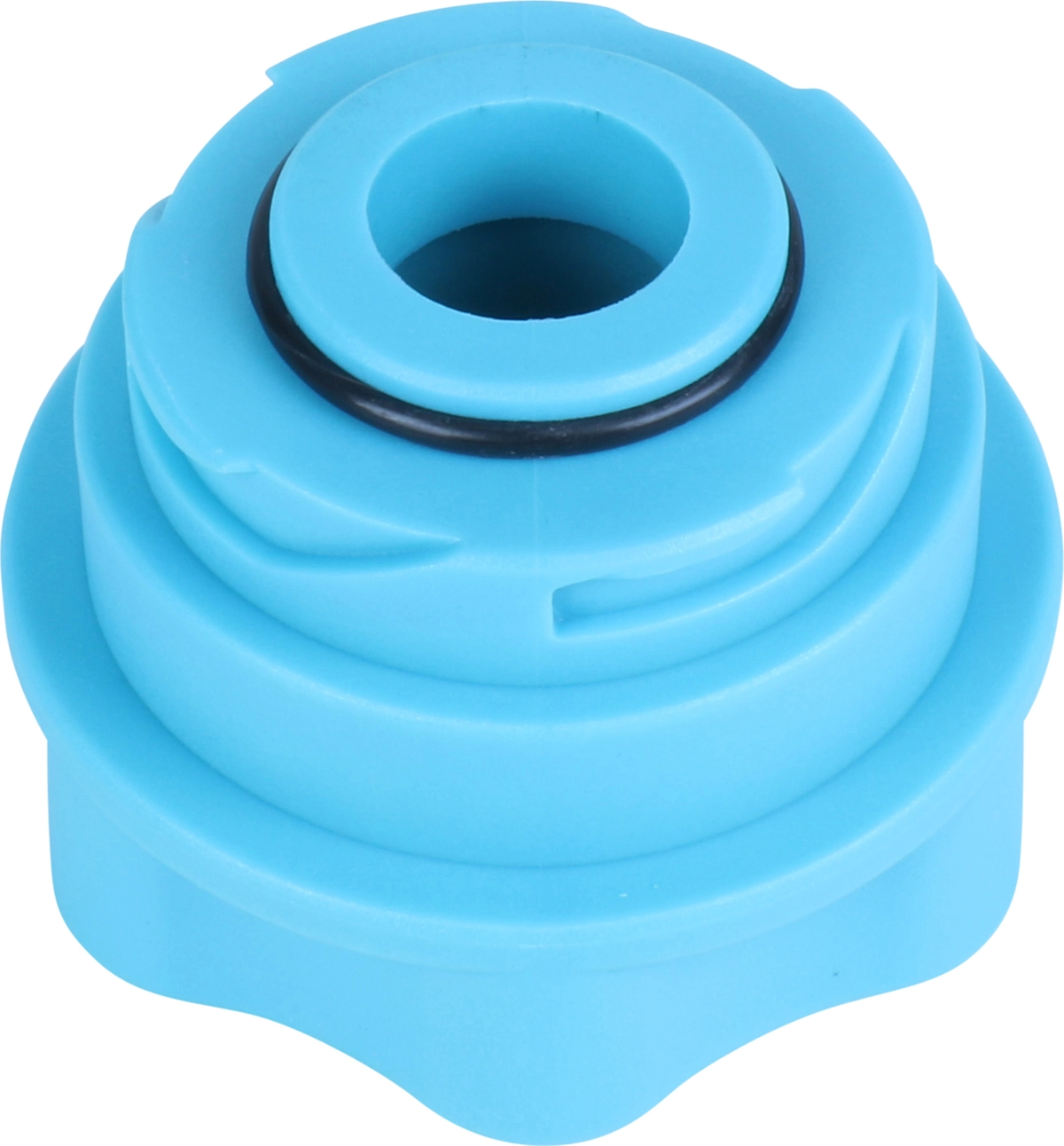 Bajonettadapter, hellblau
