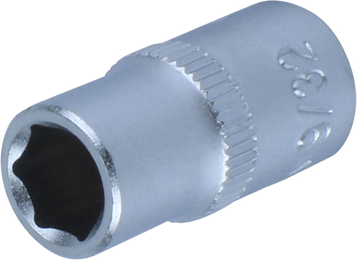 Stecknuss, 1/4", 6-kant zöllig 9/32"