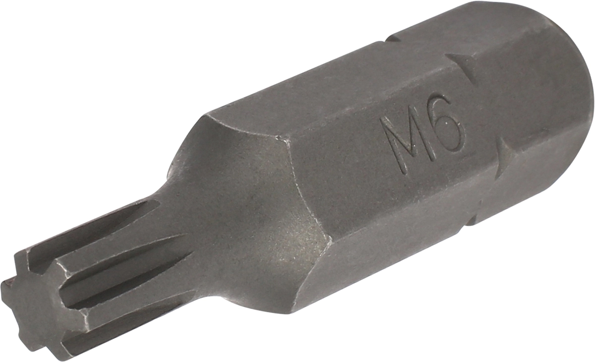 Bit, 10 mm 6-kant, Keilnut M6x40 mm