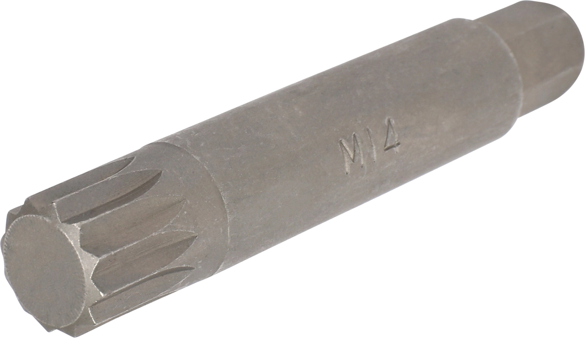 Bit, 10 mm 6-kant, Vielzahn M14x75 mm