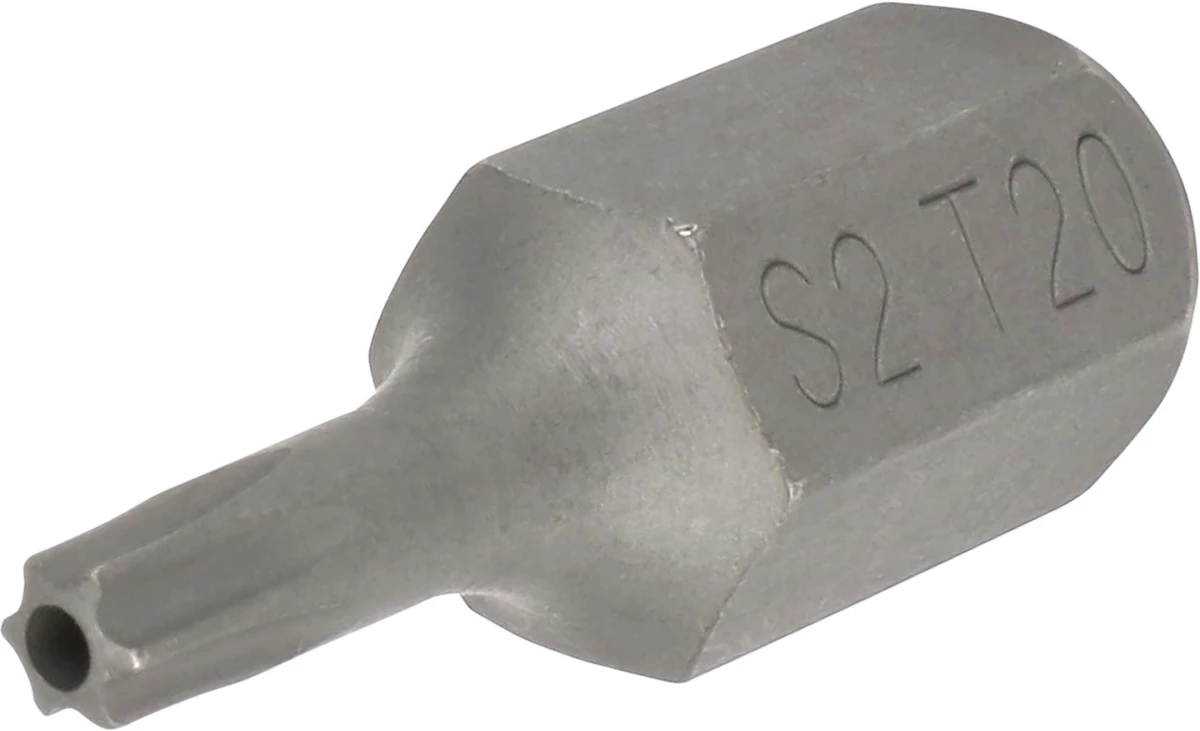 Bit, 10 mm 6-kant, T-Profil SLB T20x30 mm