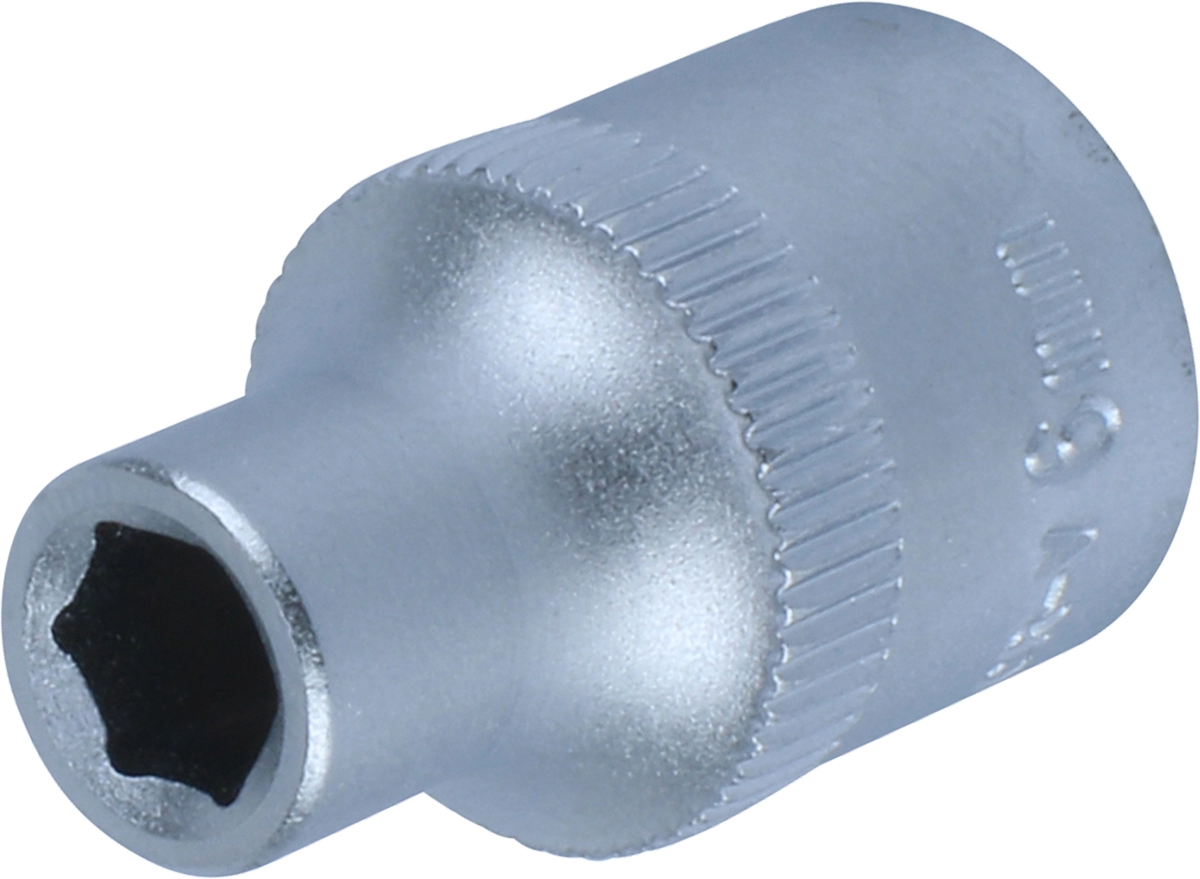 Stecknuss, 3/8", 6-kant 6 mm