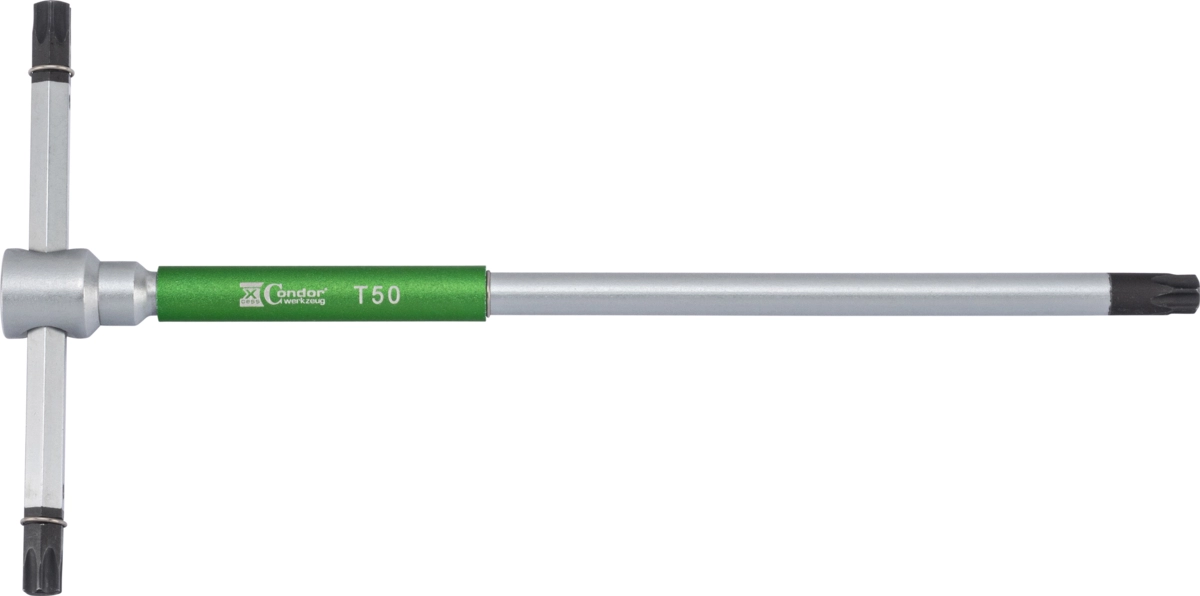 3-Wege T-Griff Schraubendreher, 250x125 mm, T-Profil T50