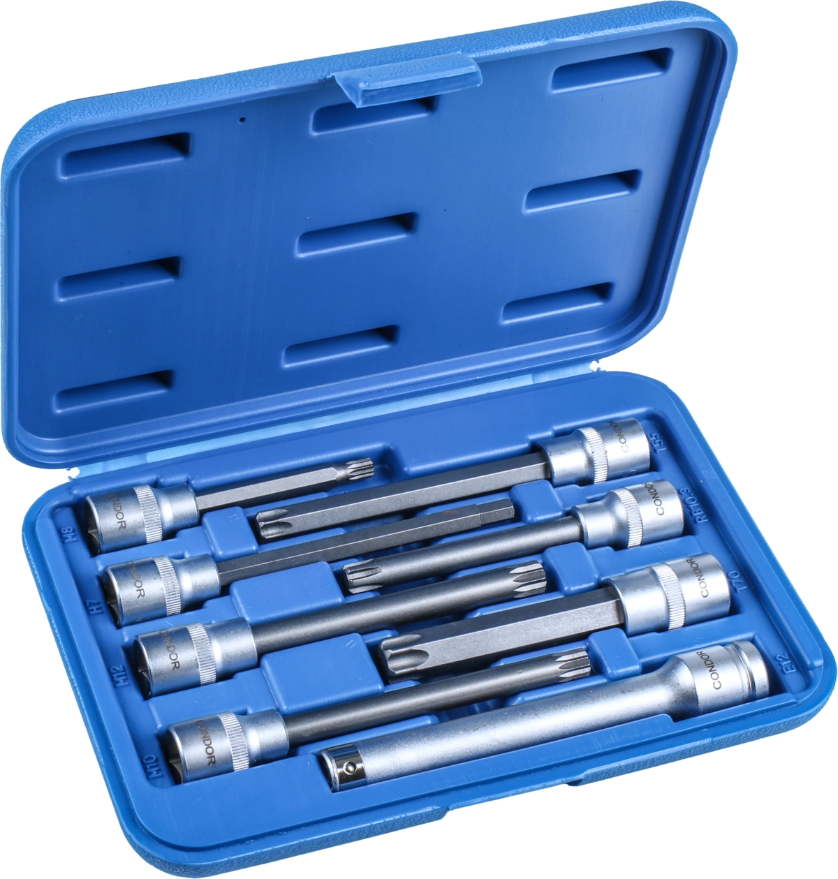 Bit-Stecknüsse, 8-tlg., 1/2", spezielle KFZ-Anwendungen
