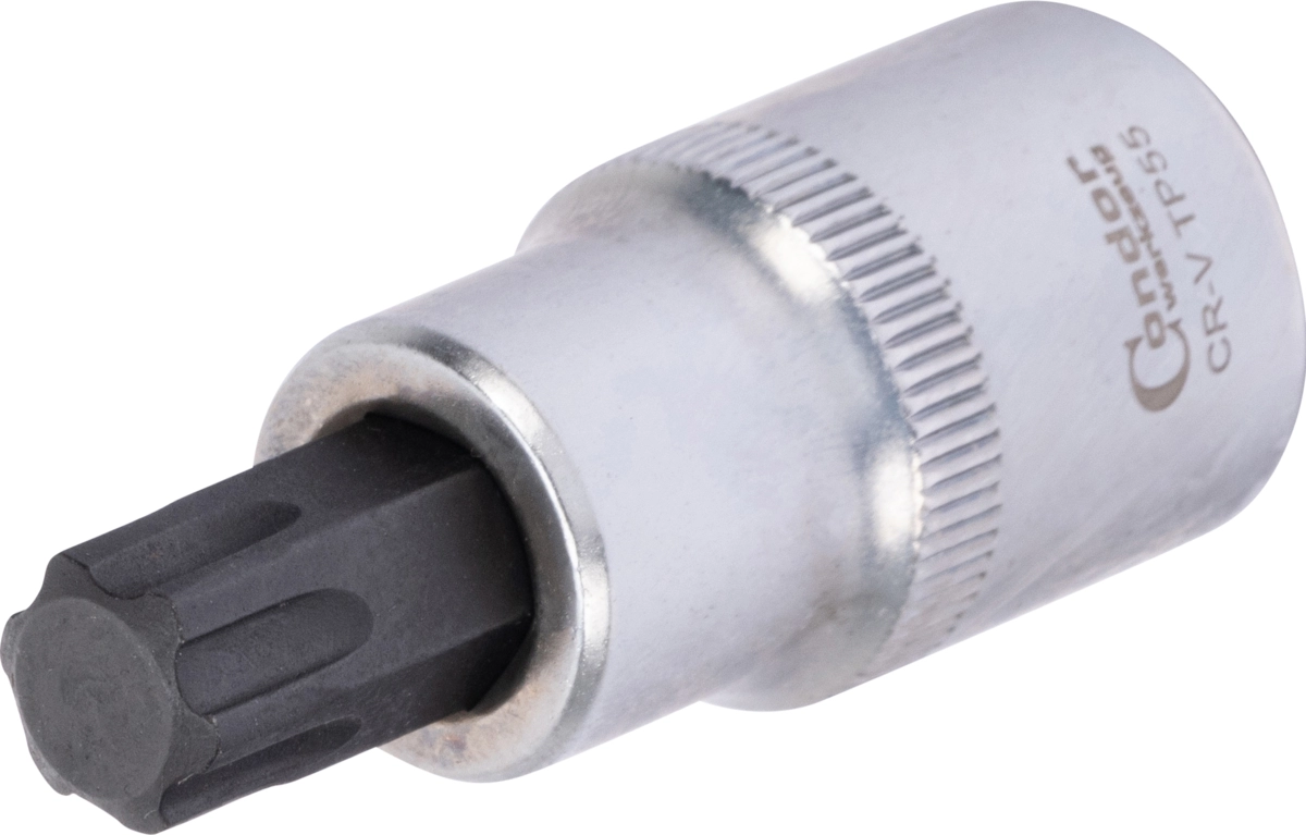 Bit-Stecknuss, 1/2", T-Plus-Profil TP55x55 mm