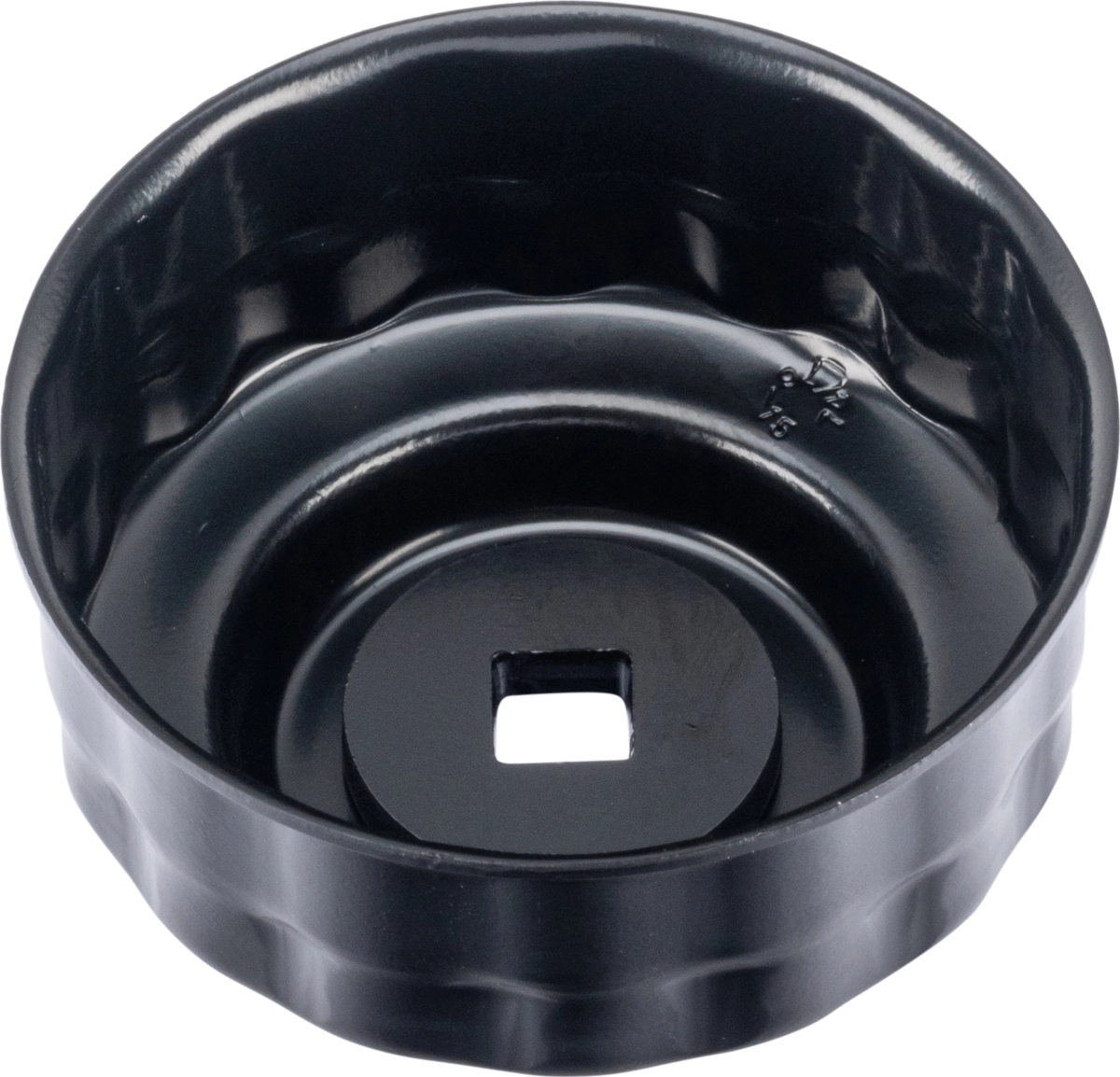 Ölfilterkappe, 3/8", 74/76 mm x 15 Kanten