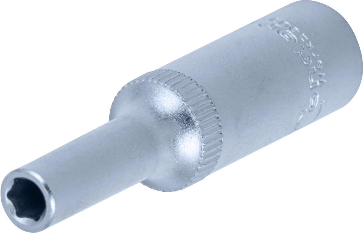 Stecknuss, 1/4", 6-kant 4 mm, tief