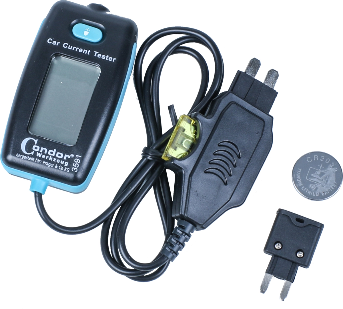 Digitales Sicherungs-Amperemeter, für 12V / 24V Systeme