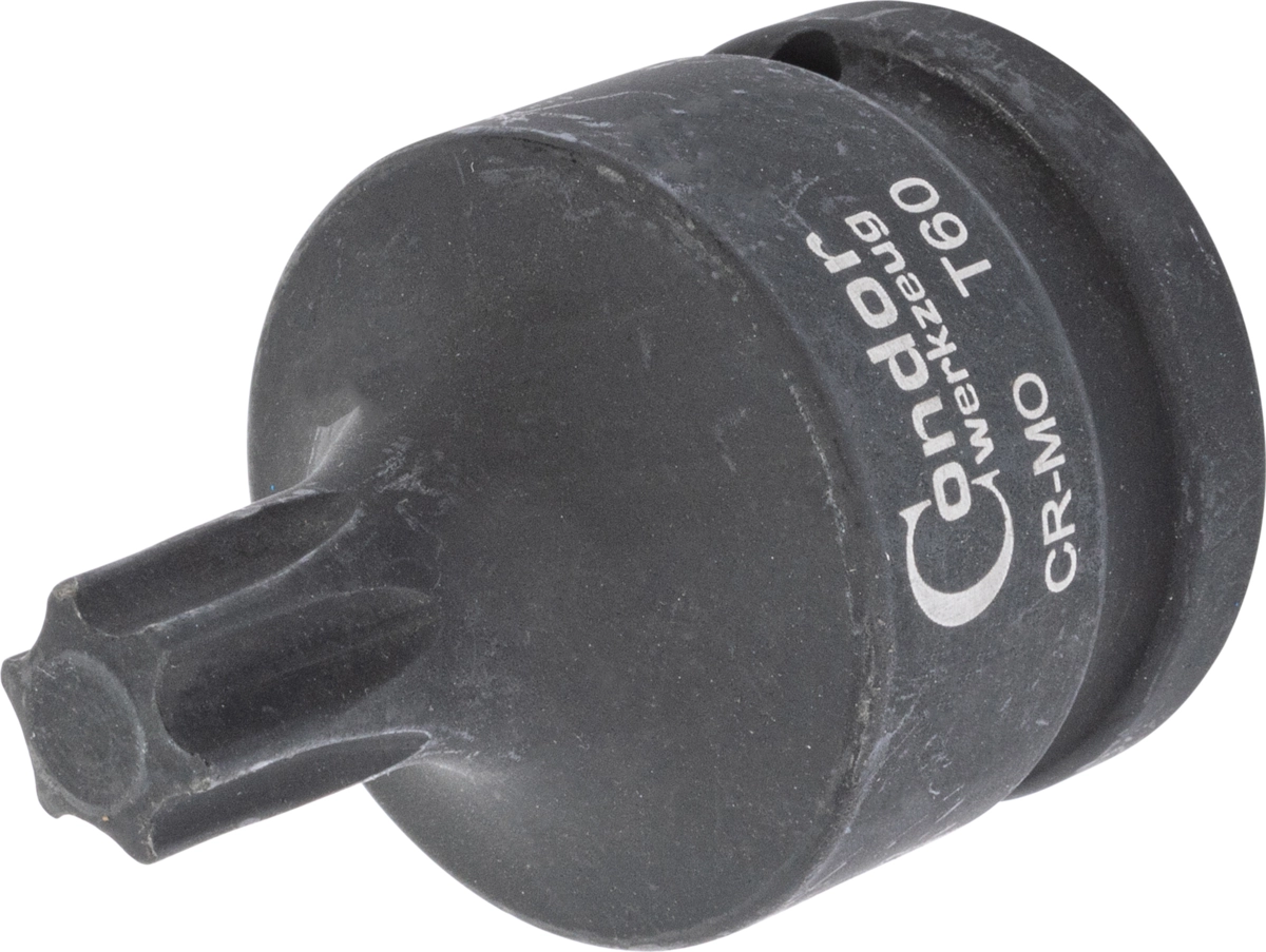 Kraft-Bit-Stecknuss, 3/4", T-Profil T60x60 mm