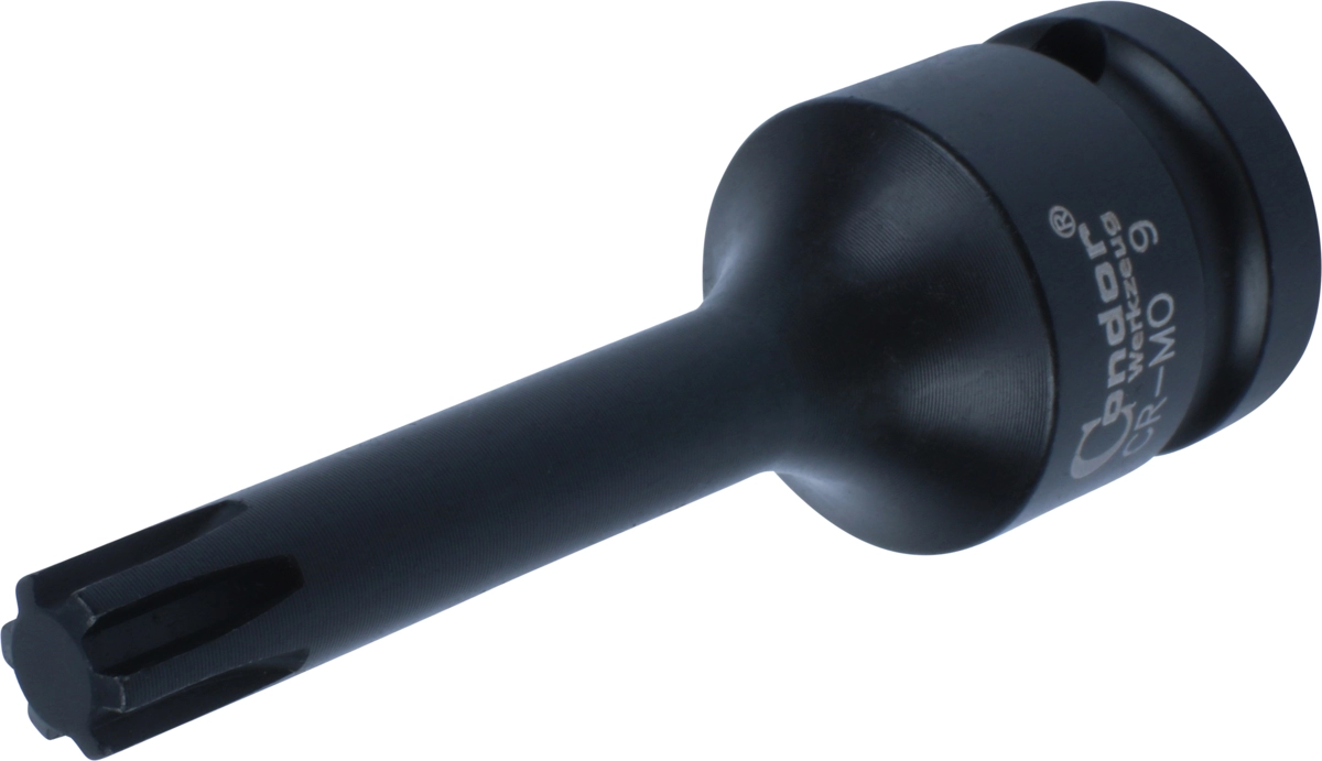 Kraft-Bit-Stecknuss, 1/2", Keilnut M9x78 mm