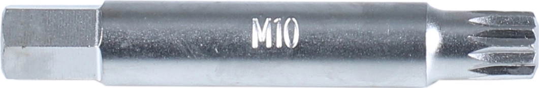Bit, Rundschaft, Vielzahn M10x75 mm