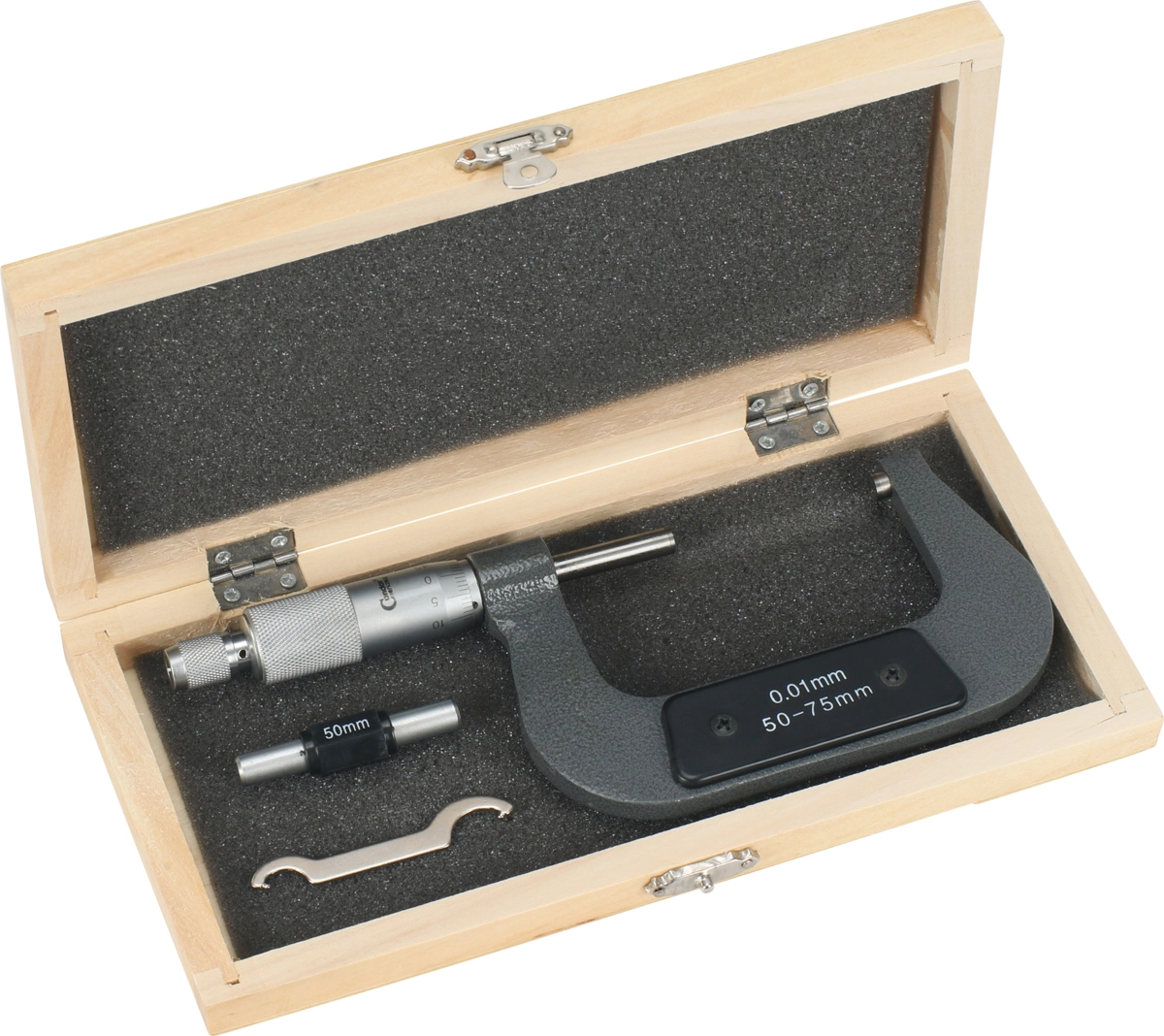 Mikrometer, 1/100 mm, 50-75 mm