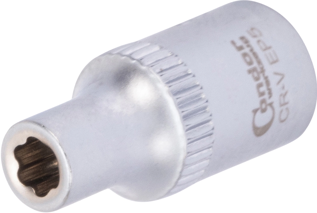 Stecknuss, 1/4", E-Plus-Profil EP5