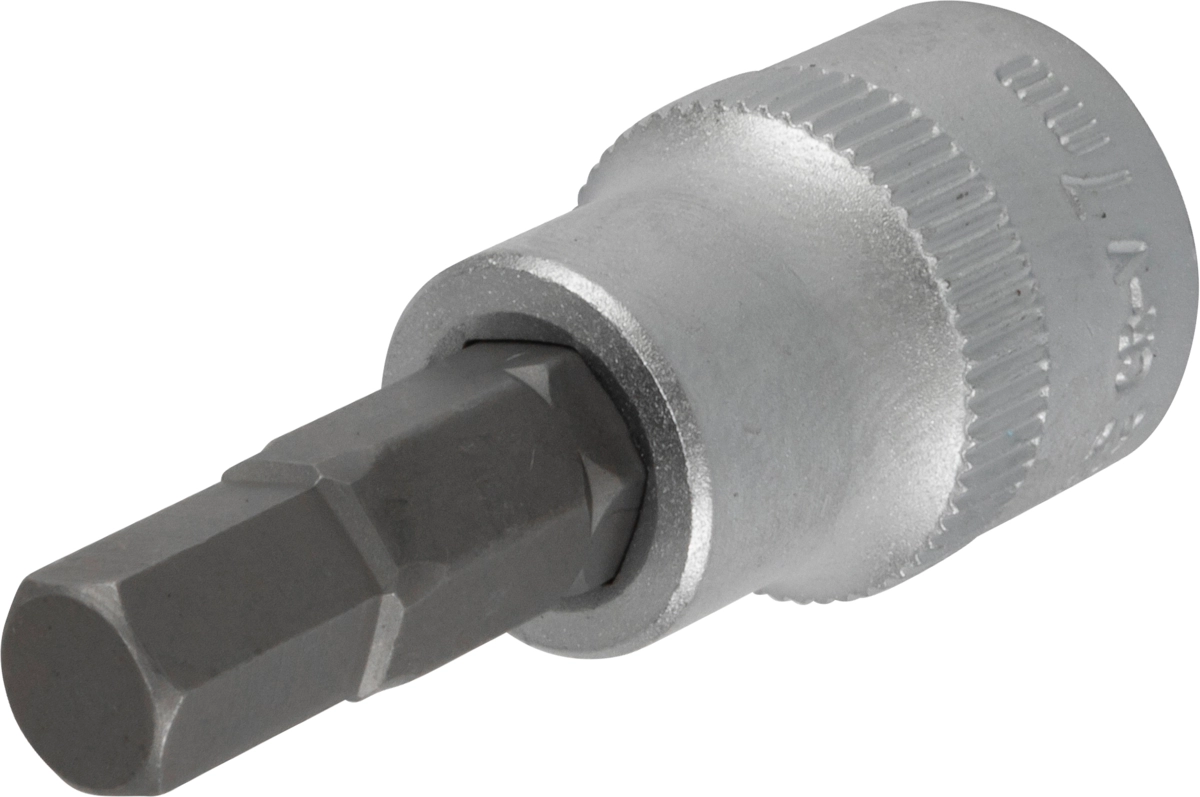 Bit-Stecknuss, 3/8", Innensechskant 7x48 mm