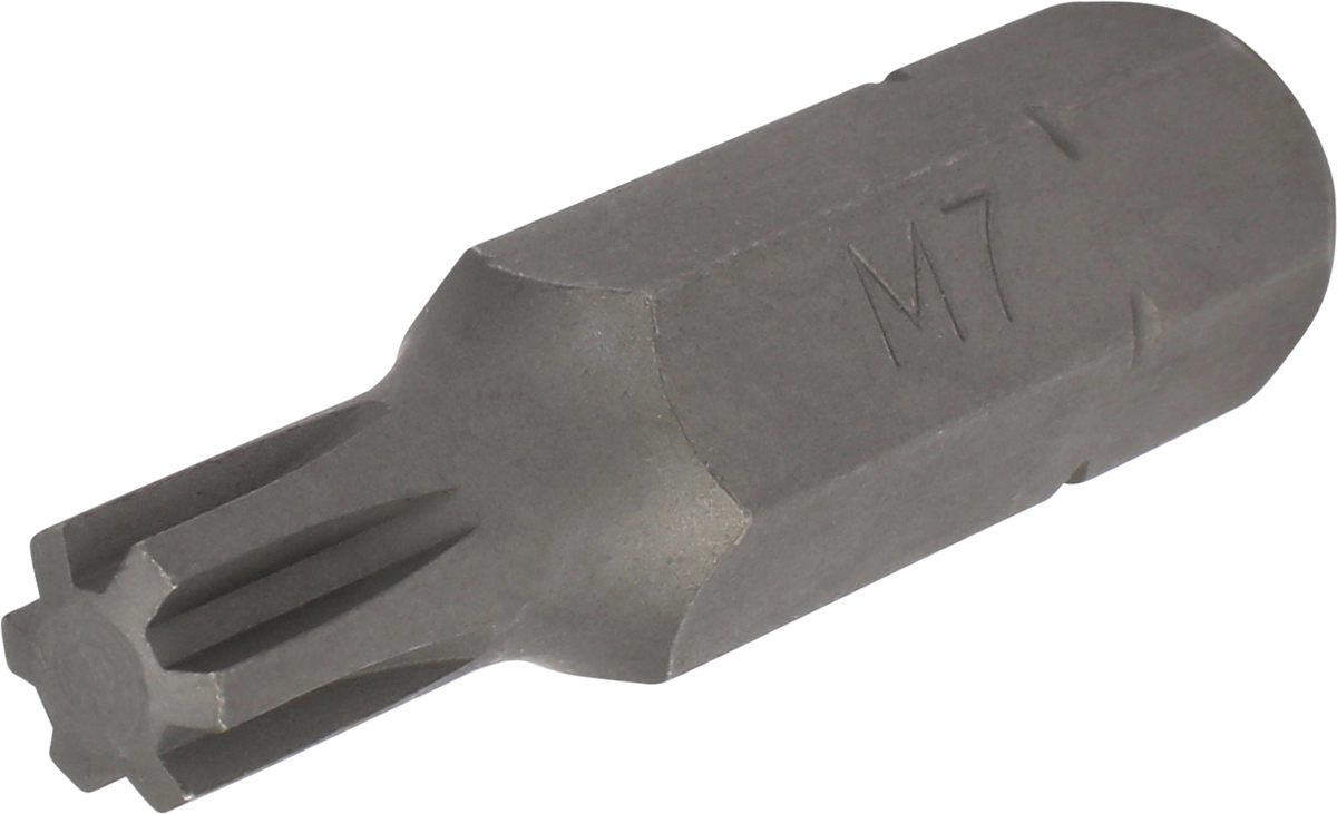 Bit, 10 mm 6-kant, Keilnut M7x40 mm