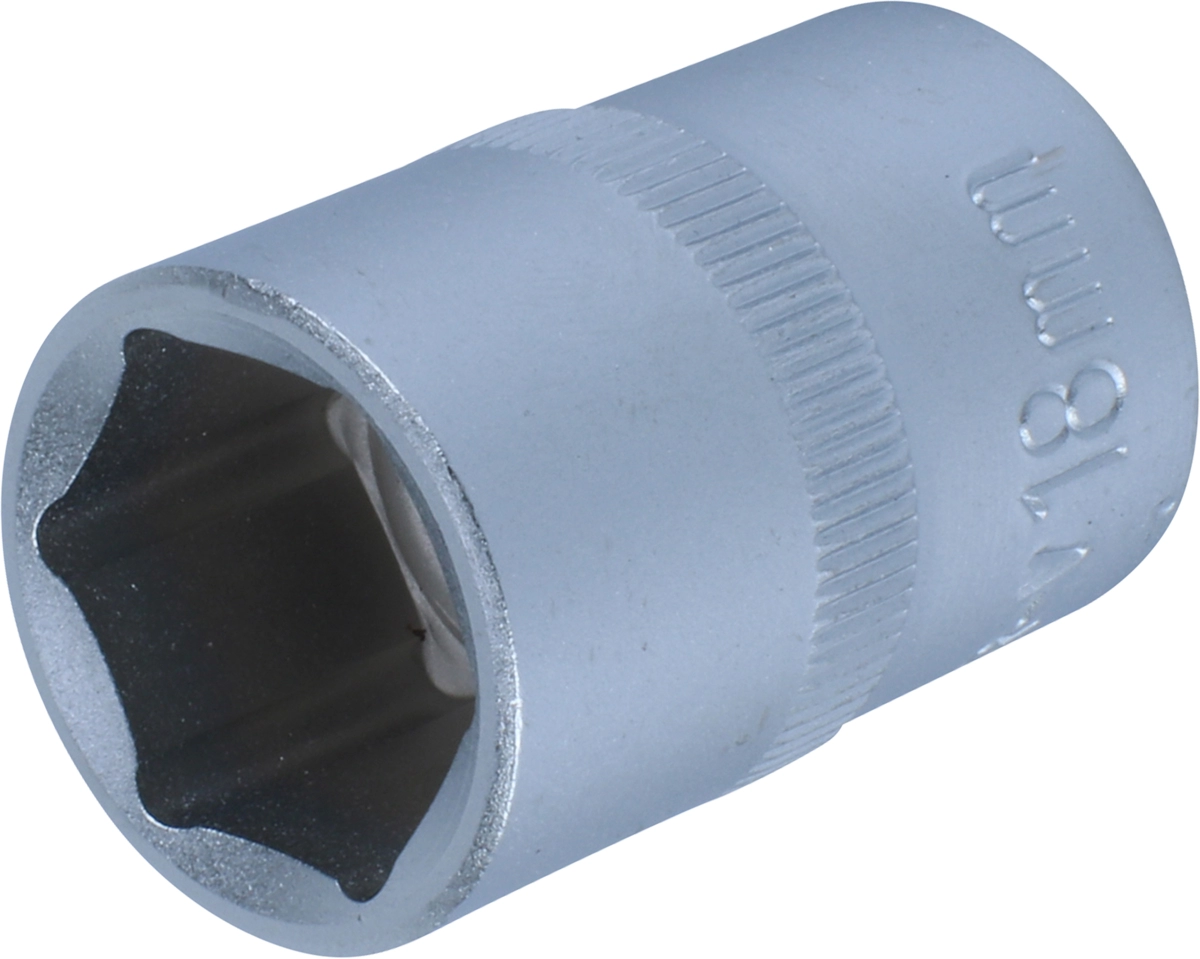 Stecknuss, 1/2", 6-kant 18 mm