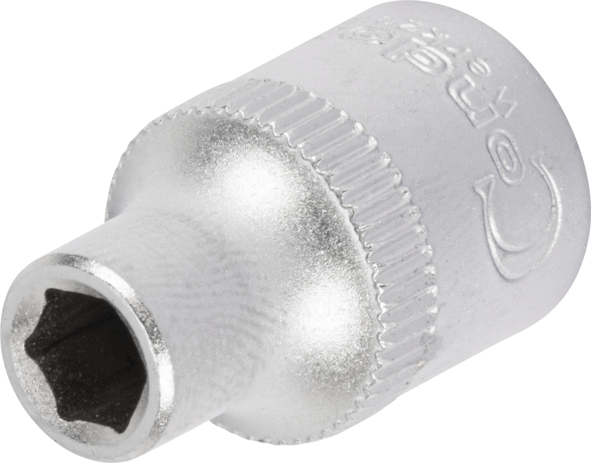 Stecknuss, 3/8", 6-kant zöllig 1/4"