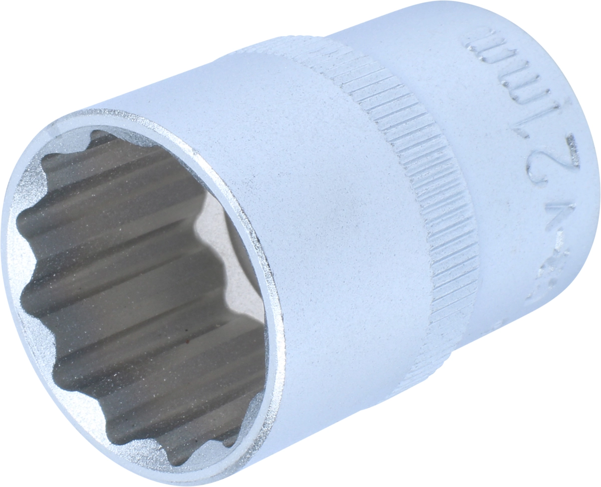 Stecknuss, 1/2", 12-kant 21 mm