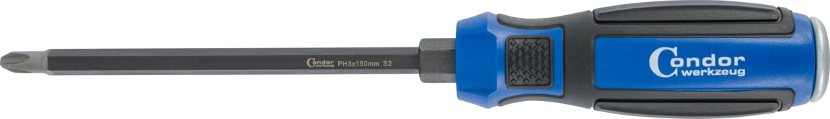 Schraubendreher, Schlagkappe, Kreuz PH3x150 mm