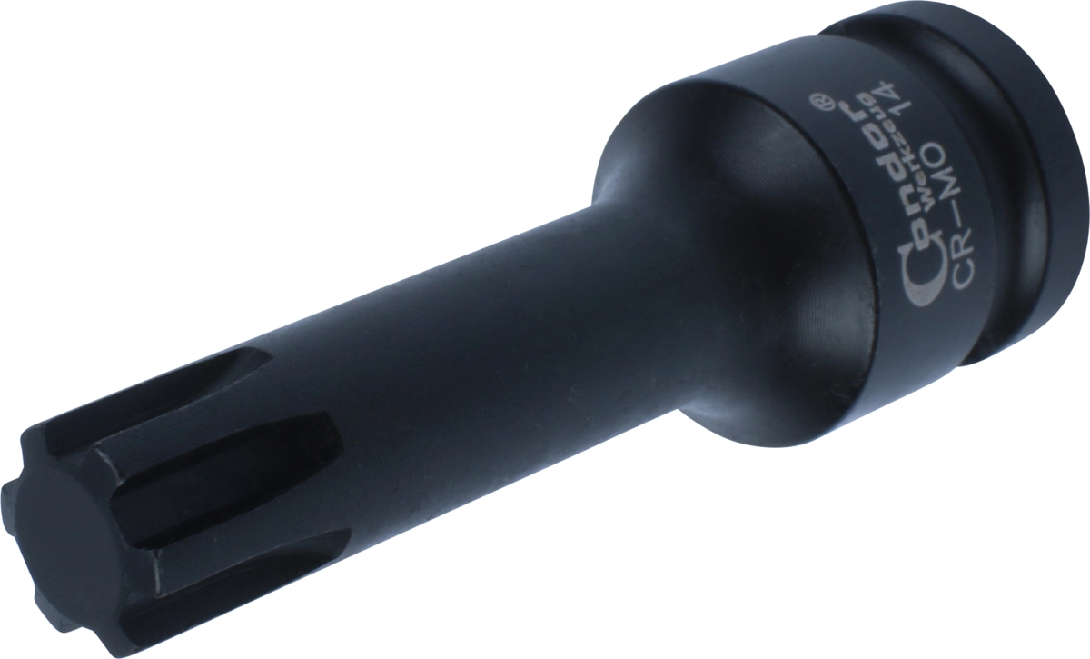 Kraft-Bit-Stecknuss, 1/2", Keilnut M14x78 mm