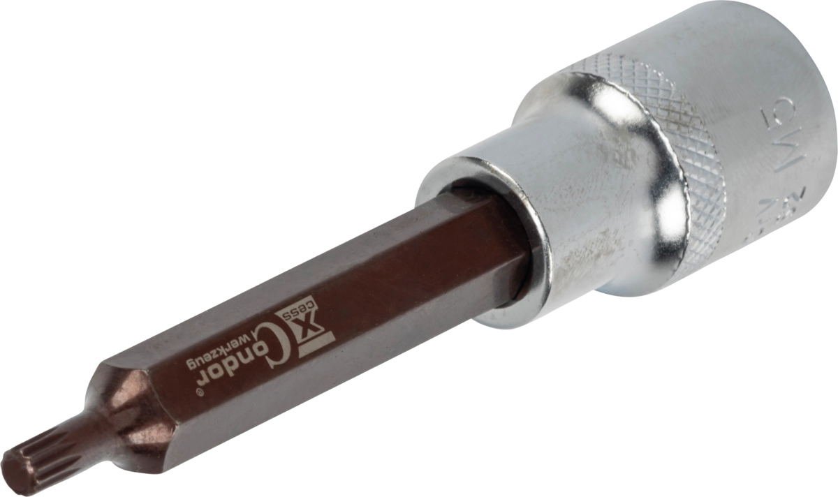 Bit-Stecknuss, xcess performance, 1/2", Vielzahn M5x100 mm