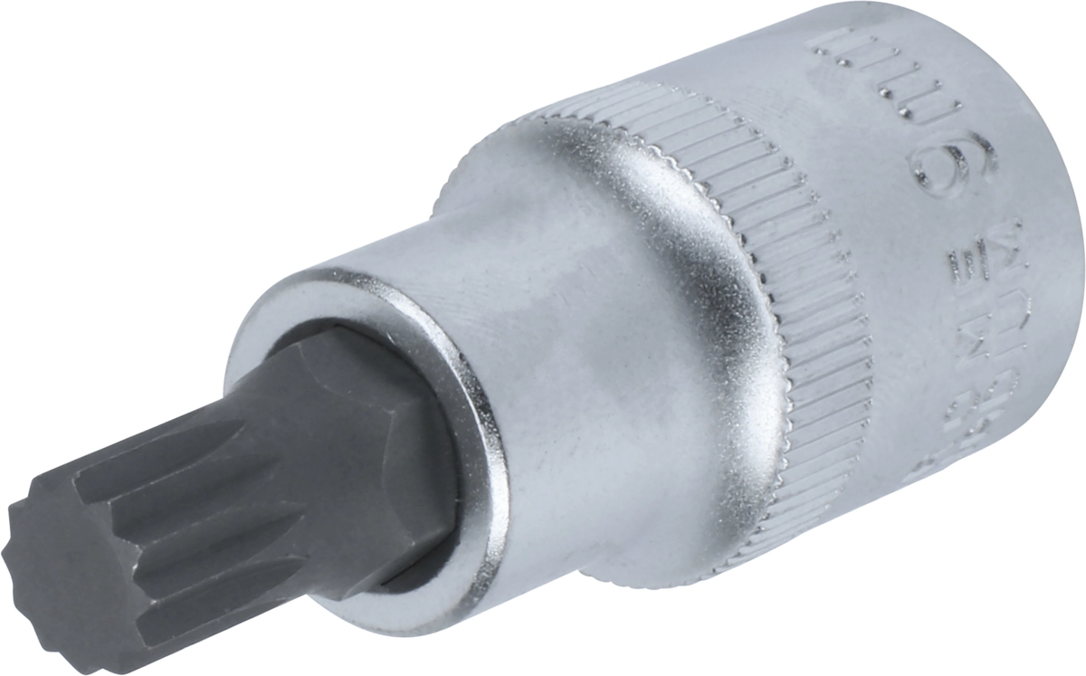 Bit-Stecknuss, 1/2", Vielzahn M9x55 mm