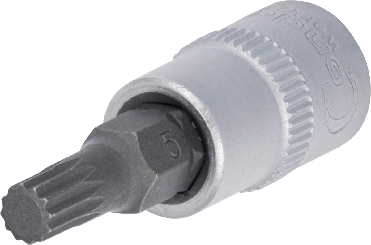 Bit-Stecknuss, 1/4", Vielzahn M5x37 mm