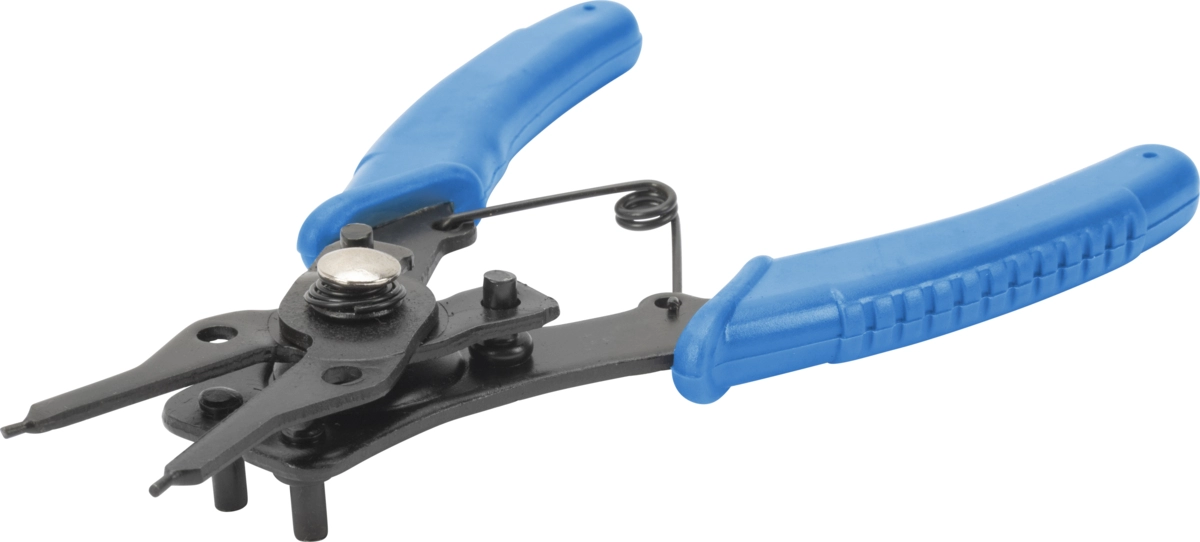 Sprengringzange, 160 mm, 4 auswechselbare Köpfe