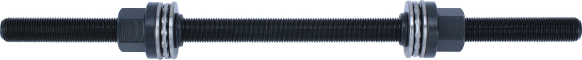 Druckspindel mit Muttern, 350 mm lang, M16