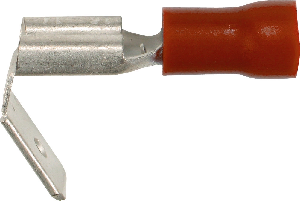 Flachsteckverteiler, 100 St., rot, 0.5-1.5 mm², 6.3 mm