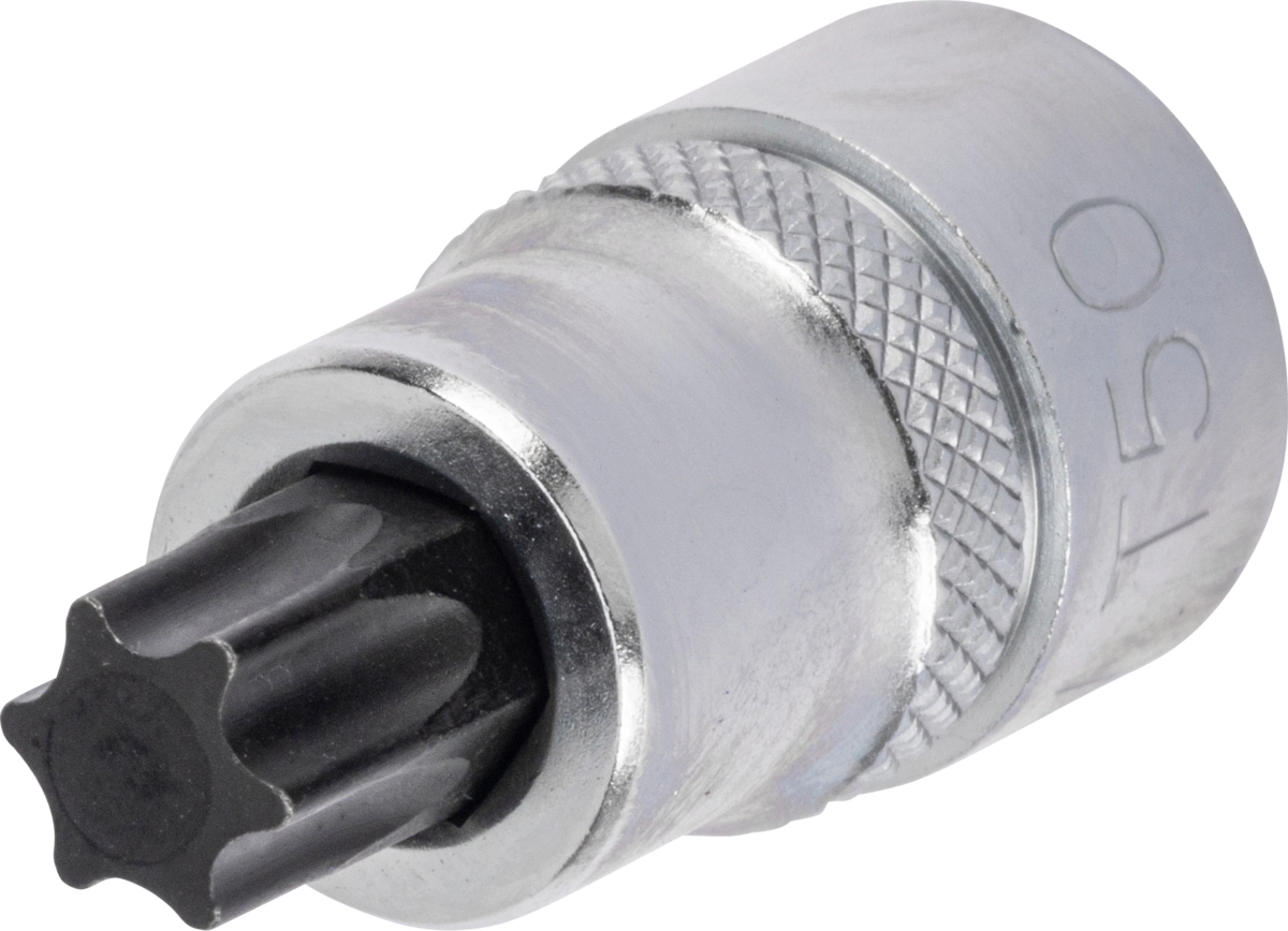 Bit-Stecknuss, 3/8", extra kurz, T-Profil T50x32 mm