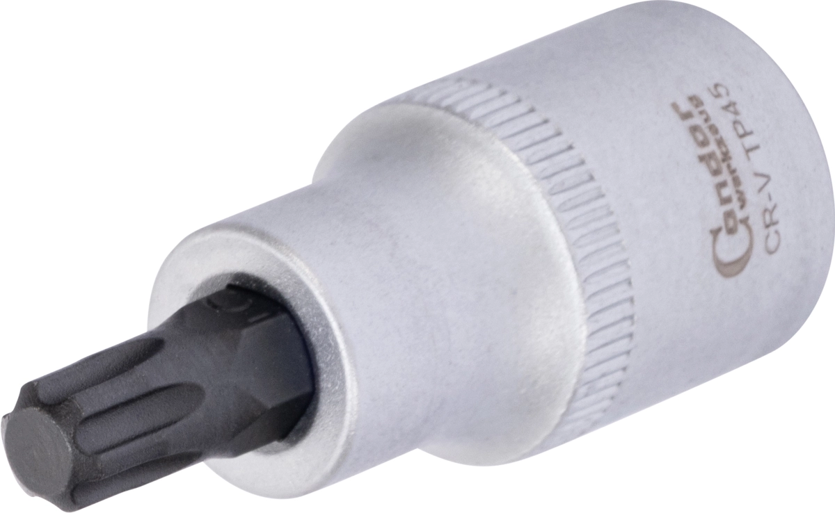 Bit-Stecknuss, 1/2", T-Plus-Profil TP45x55 mm