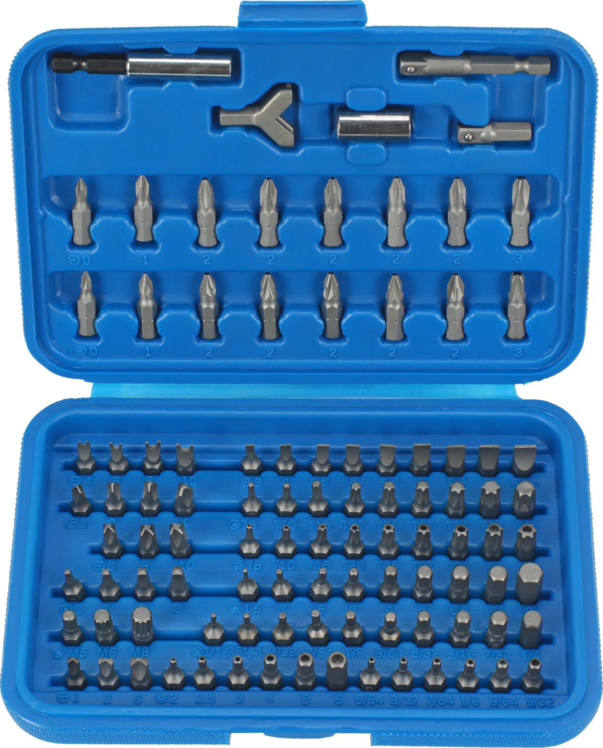 Sicherheitsbit-Sortiment, 100-tlg., 1/4", 25 mm