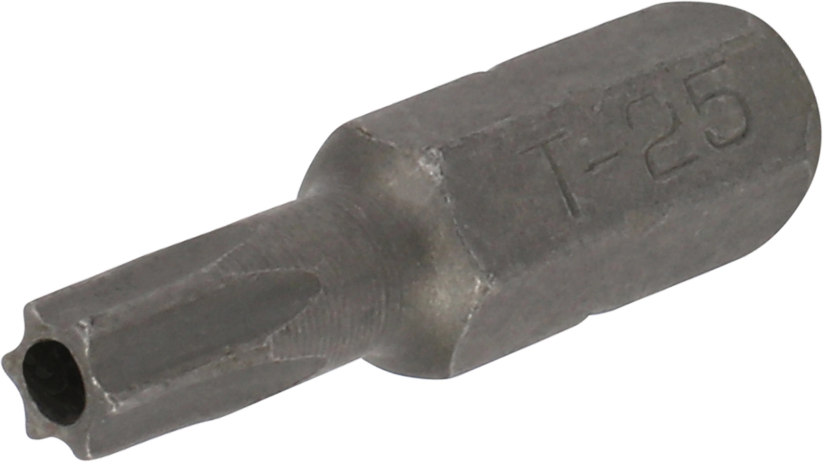 Bit, 1/4" 6-kant, T-Profil SLB T25x25 mm