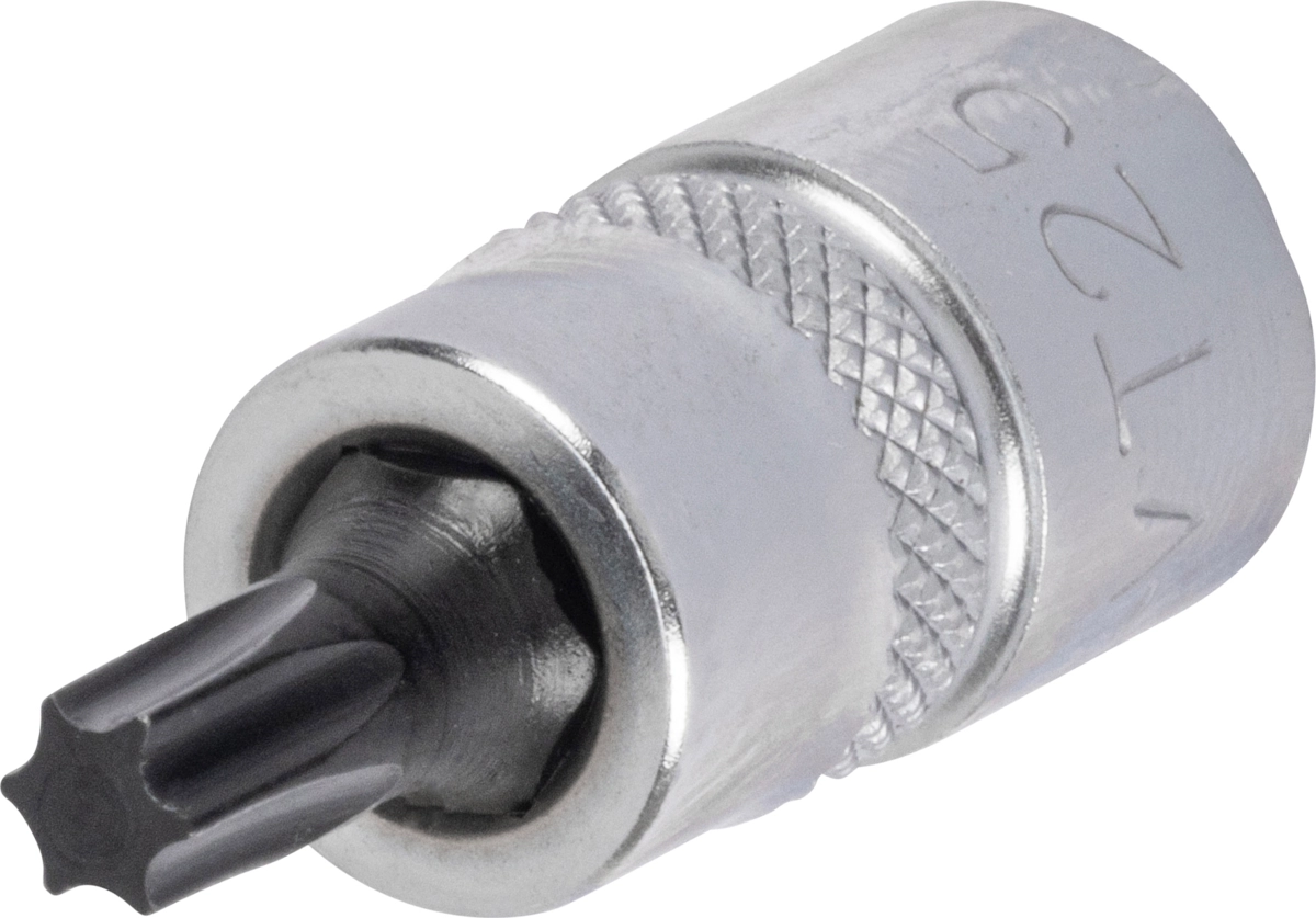 Bit-Stecknuss, 1/4", extra kurz, T-Profil T25x28 mm